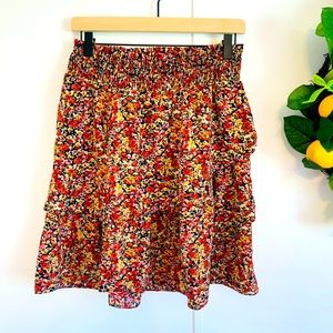 Vence & Co Floral skirt